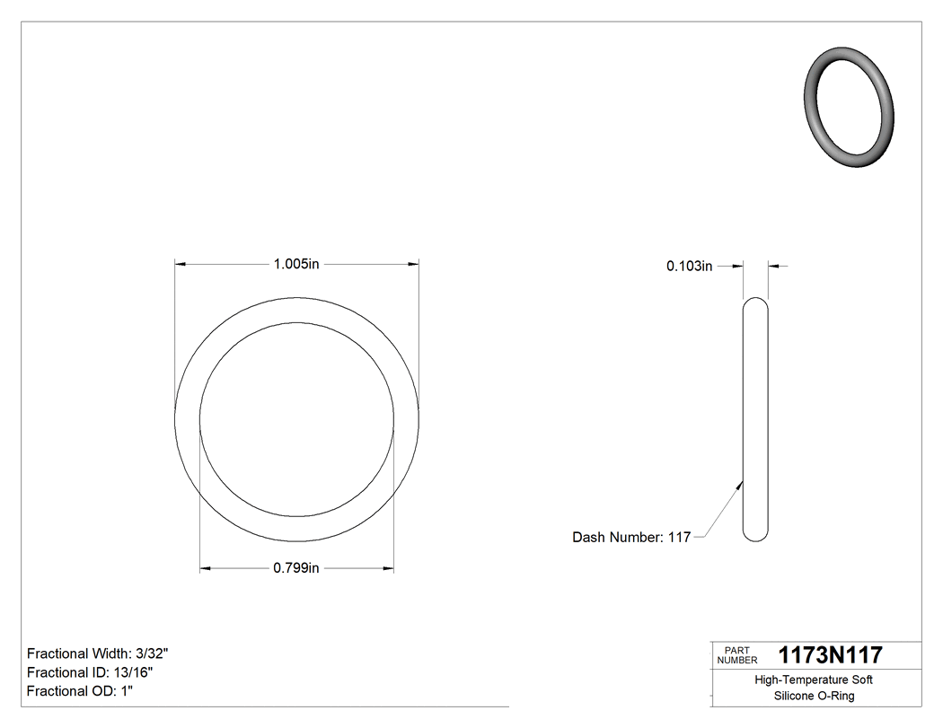 Technical drawing - 1173N117